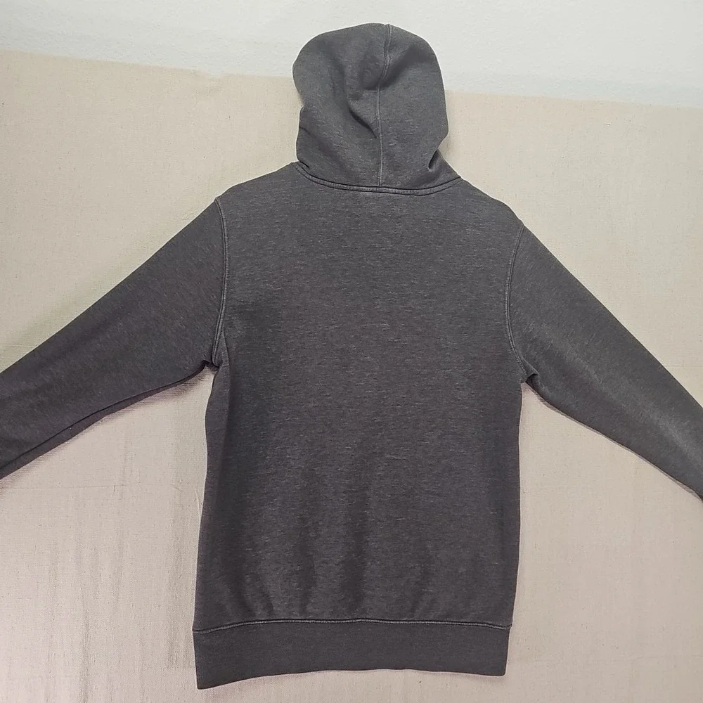 The North Face Men's Small Gray Half Dome Tent Graphic Pullover Hoodie Camping - Picture 9 of 9